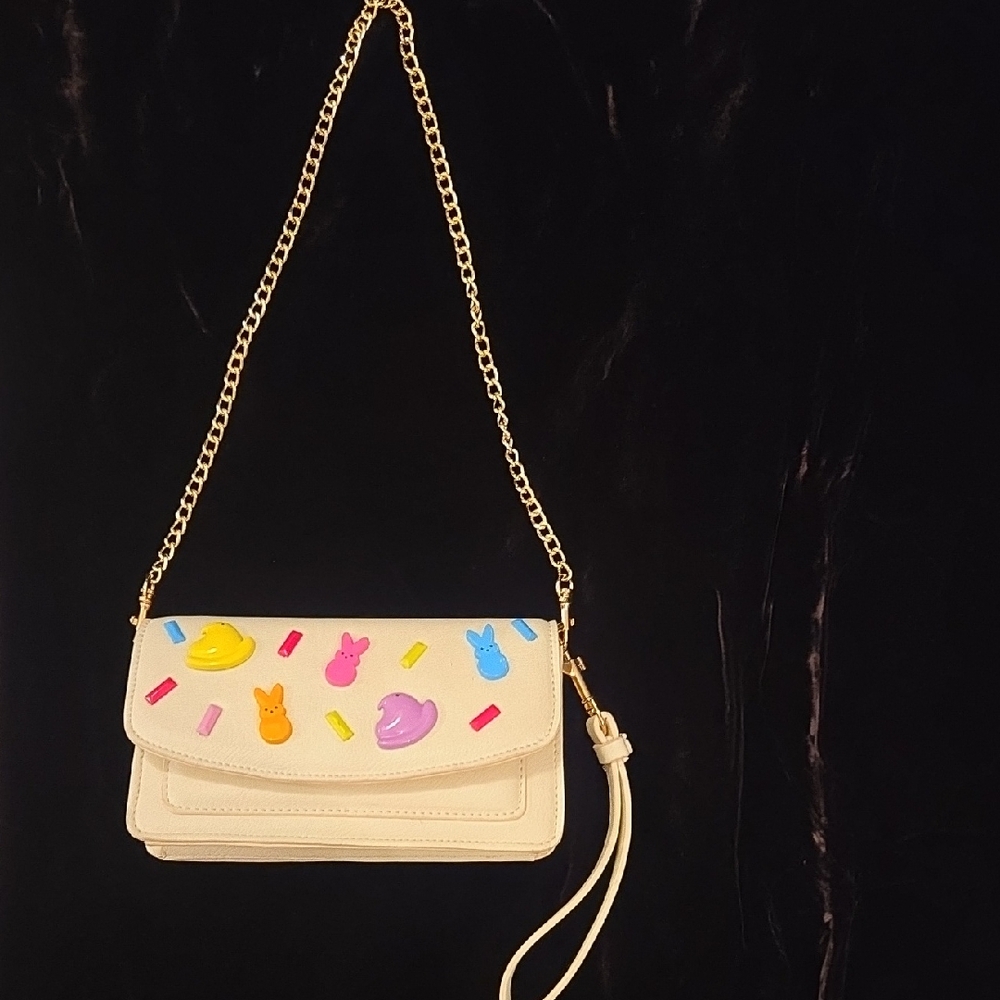 Betsey Johnson Peeps Bunny & Egg Crossbody Bag